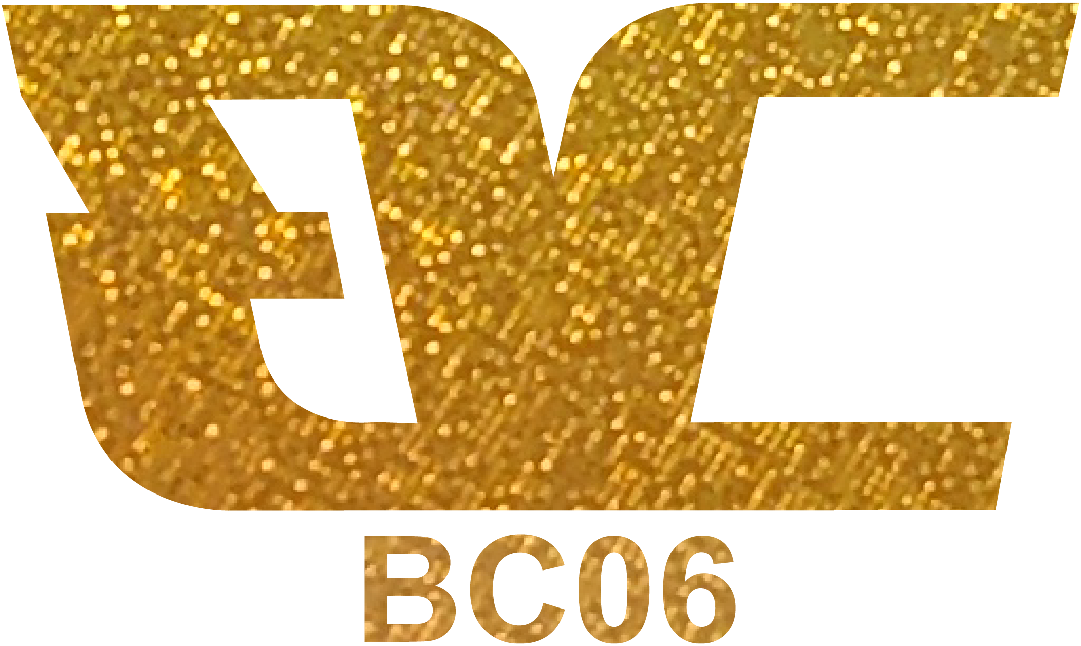 Gold Foil Stamping - BC06 - Glittering Pattern Gold
