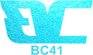 BC41 - Light Blue Foil Stamping