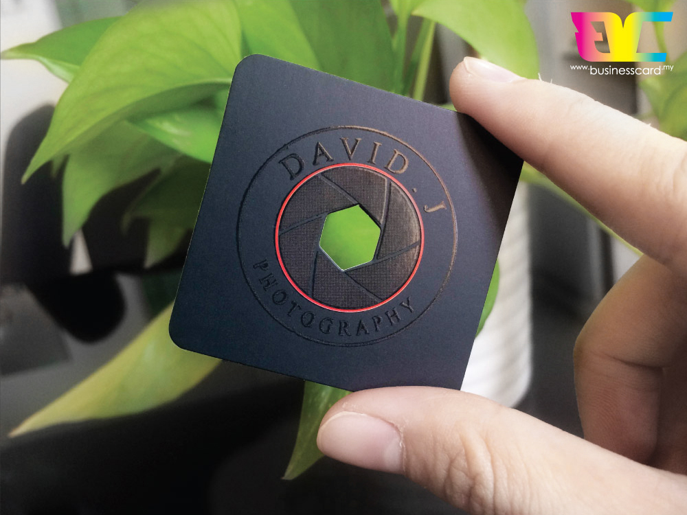 Pierced Diecut finishing Business Card