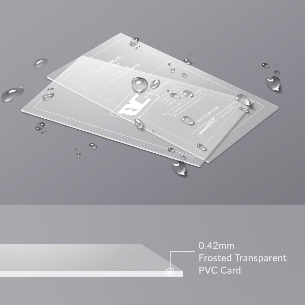frosted transparent plastic bc 0.42mm