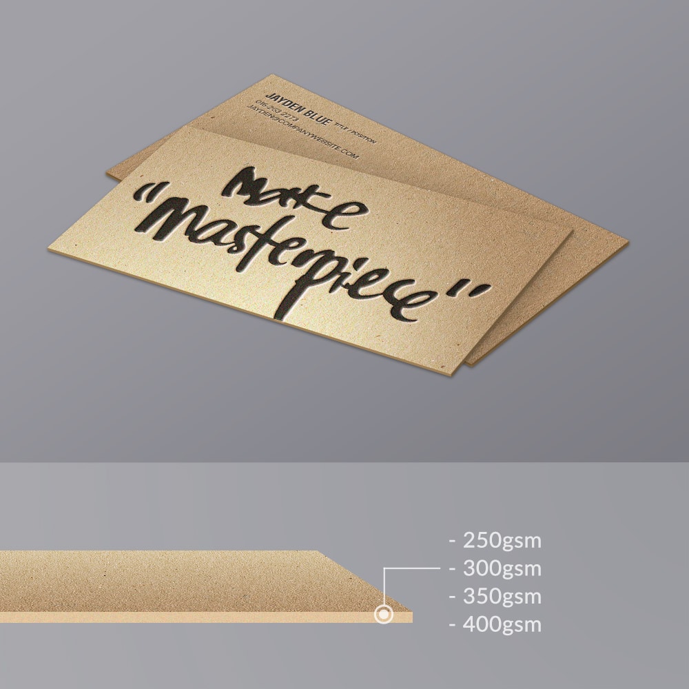 recycle kraft card