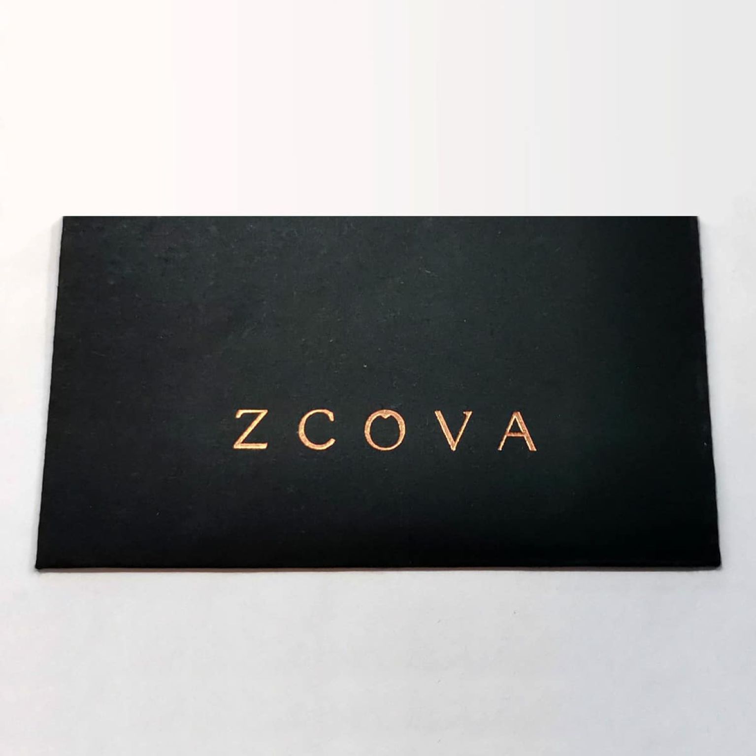 Classic Black Business card - Light Bronze Foil Stamping