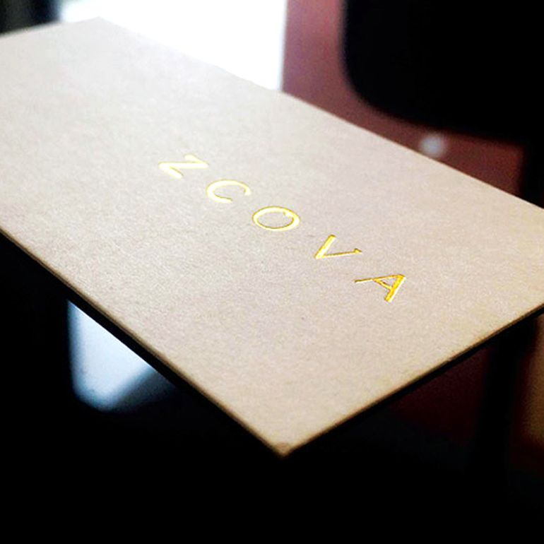 Gold Hot Stamping Business Card