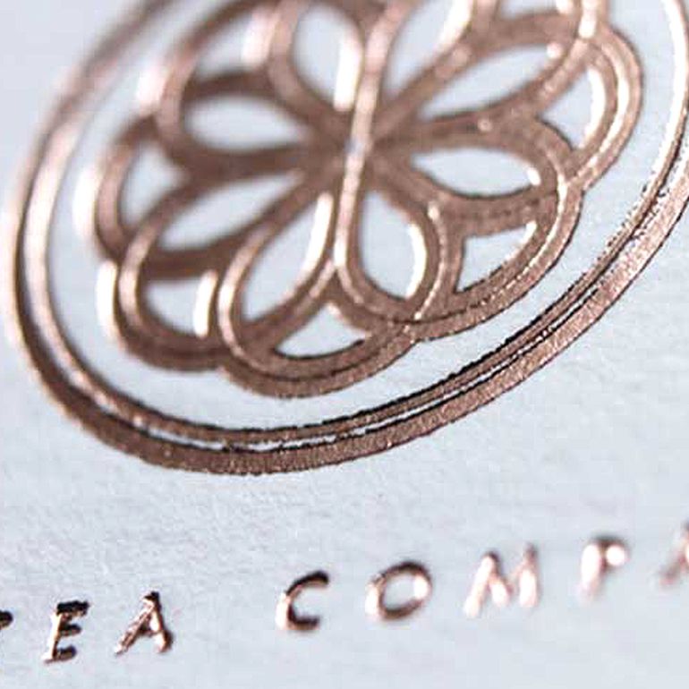 Rose Gold Foil Stamping