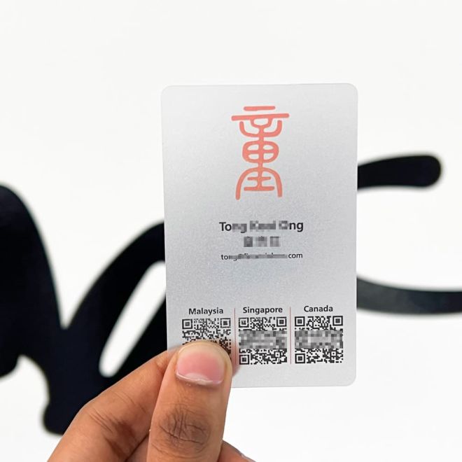 Premium Transparent PVC Business Cards