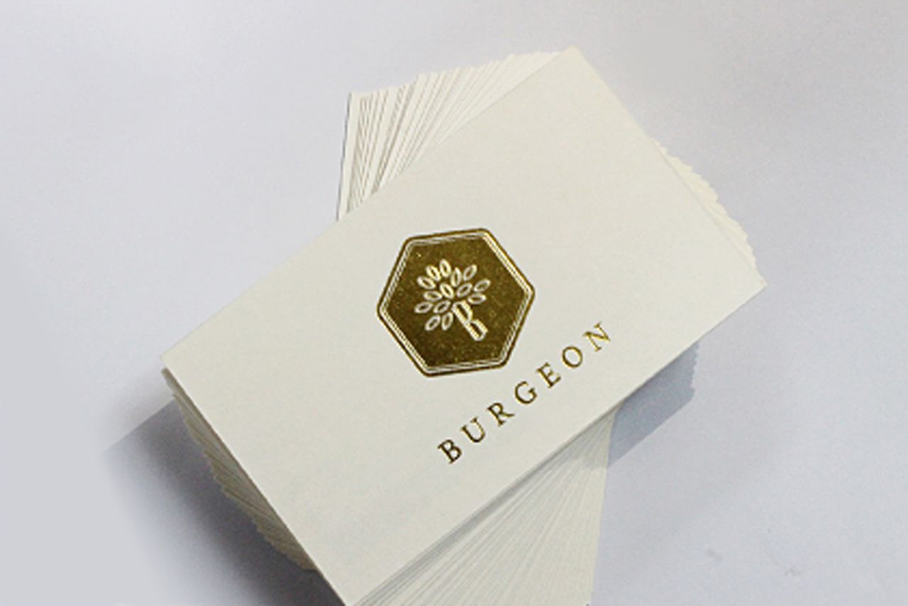 Gold Hot Stamping Business Card