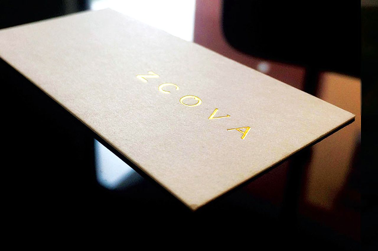 Gold Hot Stamping Business Card