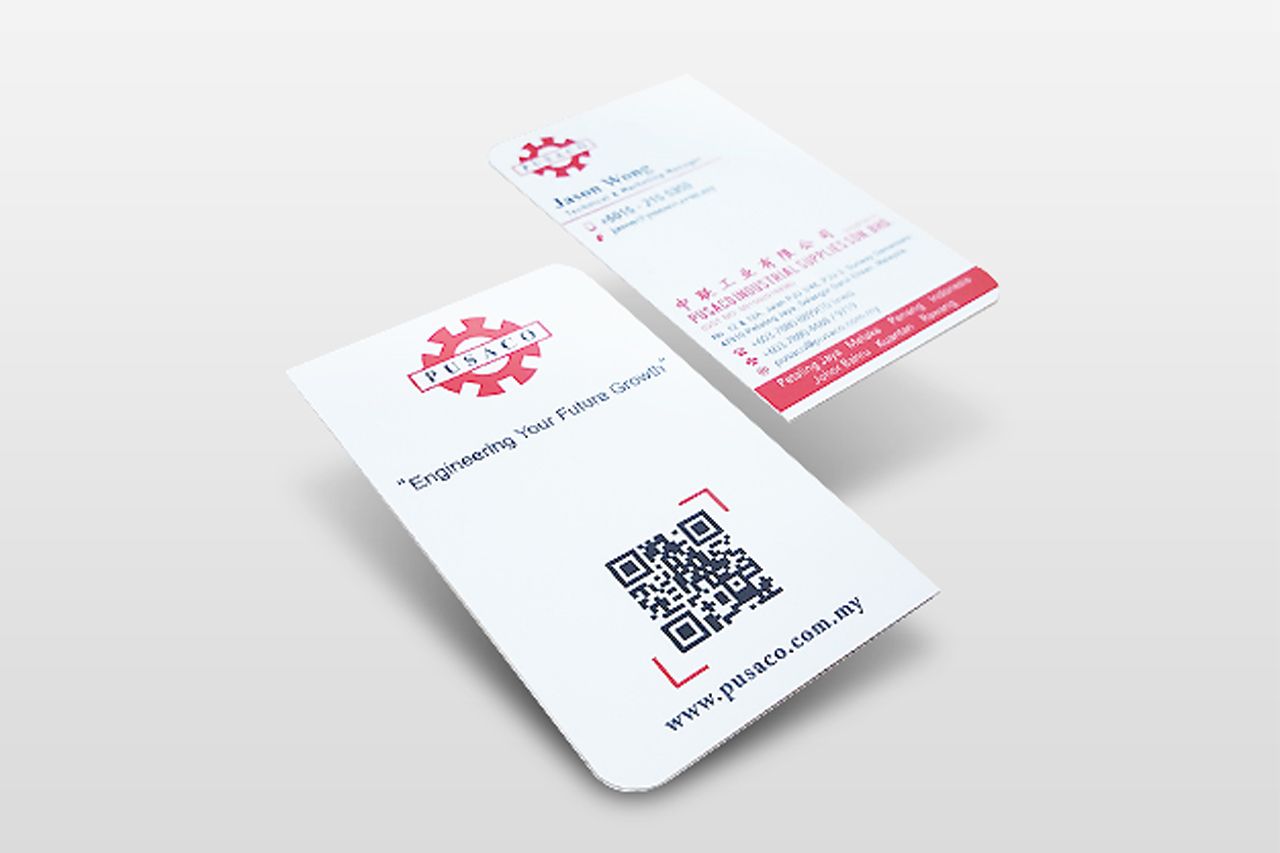 Leaf Shape Round Corner Business Card