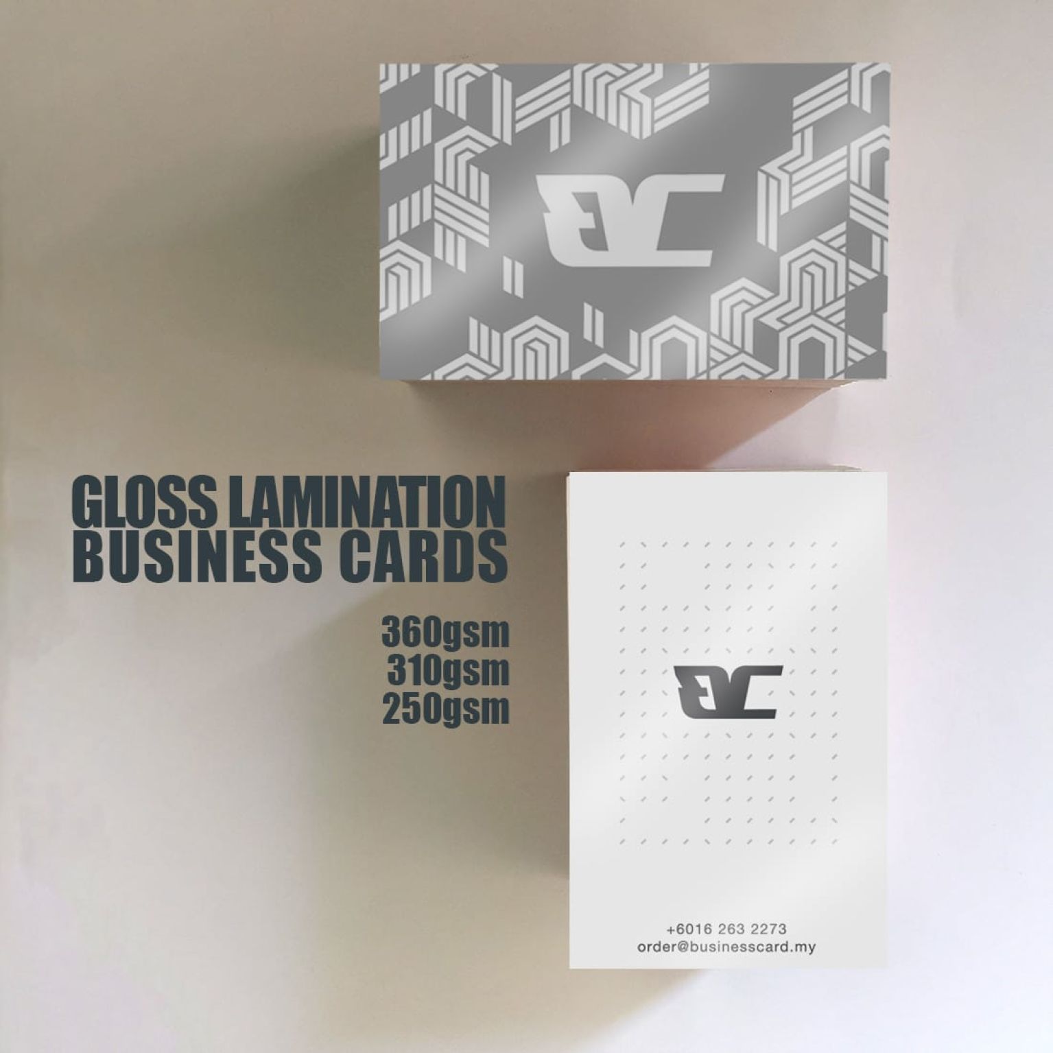 Gloss Lamination Business Cards