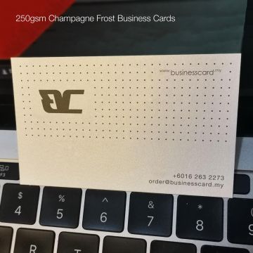 Champagne Frost business card a3481284