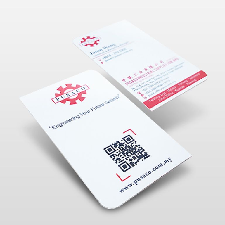 Leaf Shape Round Corner Business Card