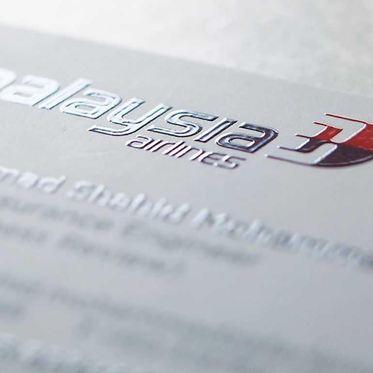 Spot UV Finishing Business Cards