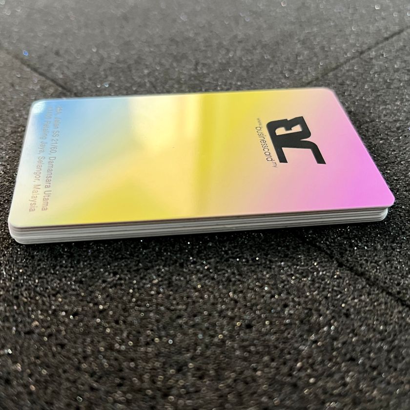 Premium White PVC Business Cards - Gloss